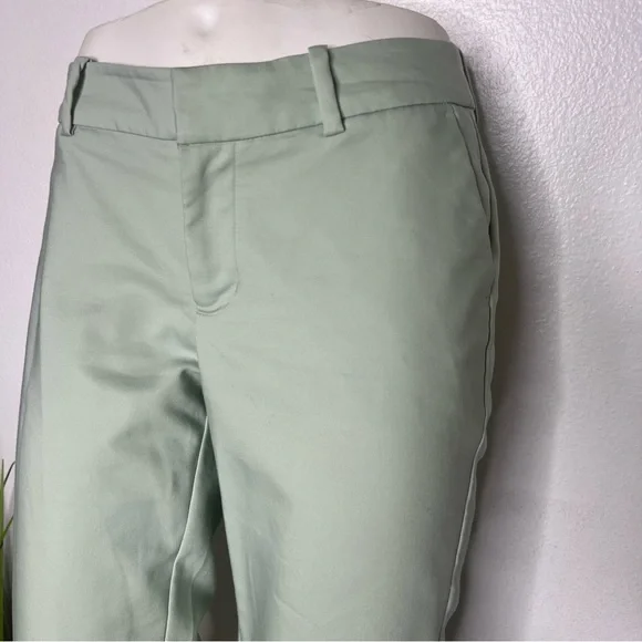 A New Day Sea-foam Green Stretch Ankle Crop Pants 2 - Picture 6 of 16